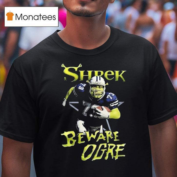 Dallas Cowboys Shrek Nfl Beware Ogre T Shirt Dallas Cowboys Shrek Nfl Beware Ogre T Shirt