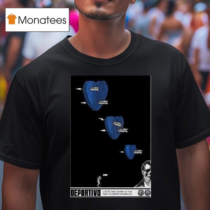 Deportivo Saint Germain En Laye France November T Shirt Deportivo Saint Germain En Laye France November T Shirt