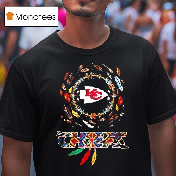 Dreamcatcher Motif X Kansas City Chiefs Vintage Graphic T Shirt Dreamcatcher Motif X Kansas City Chiefs Vintage Graphic T Shirt