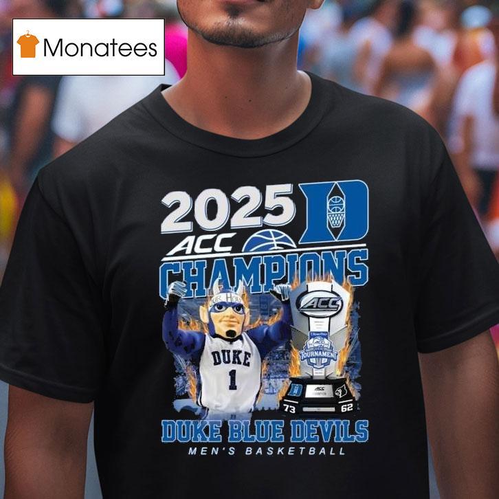 Duke Blue Devils Acc Champions Masco T Shirt Duke Blue Devils Acc Champions Masco T Shirt