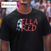 Ella Red Face Logo T Shirt