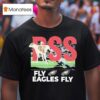 Fly Philadelphia Eagles Fly Pss Dog Peeing T Shirt