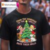 From The Windows To Walls Deck These Halls Kids Holiday Christmas T Shirt