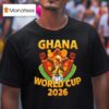 Ghana World Cup Graphic T Shirt