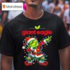 Giant Eagle X Grinch Lights Dabbing Christmas T Shirt