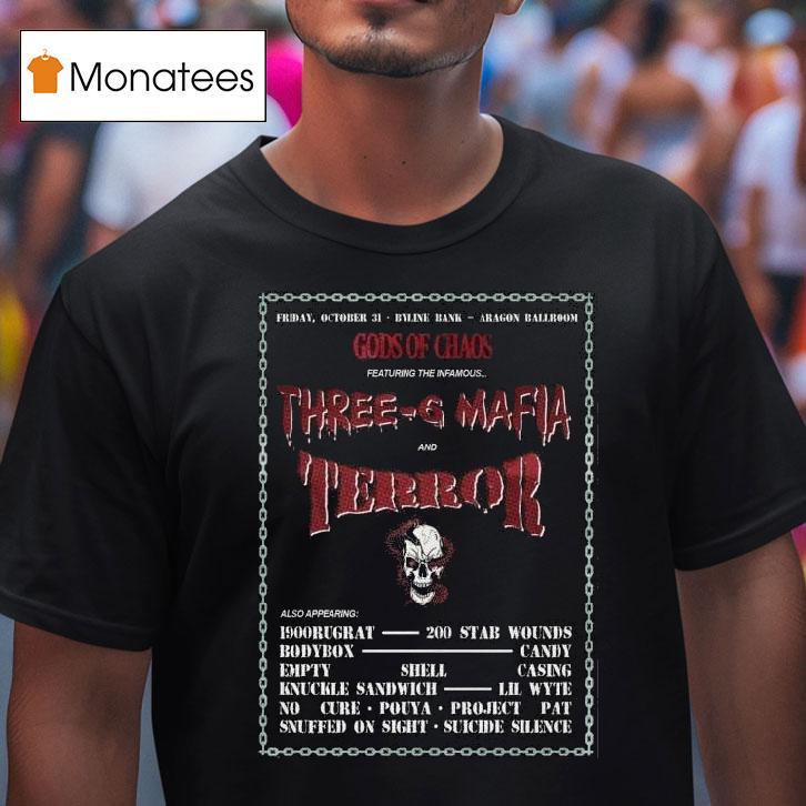 Gods Of Chaos October Halloween Chicago Il T Shirt Gods Of Chaos October Halloween Chicago Il T Shirt