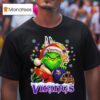 Grinch And Minnesota Vikings Christmas Theme Helme T Shirt