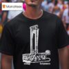 Guillotine Vinyl No Kings Dead Pioneers Graphic T Shirt