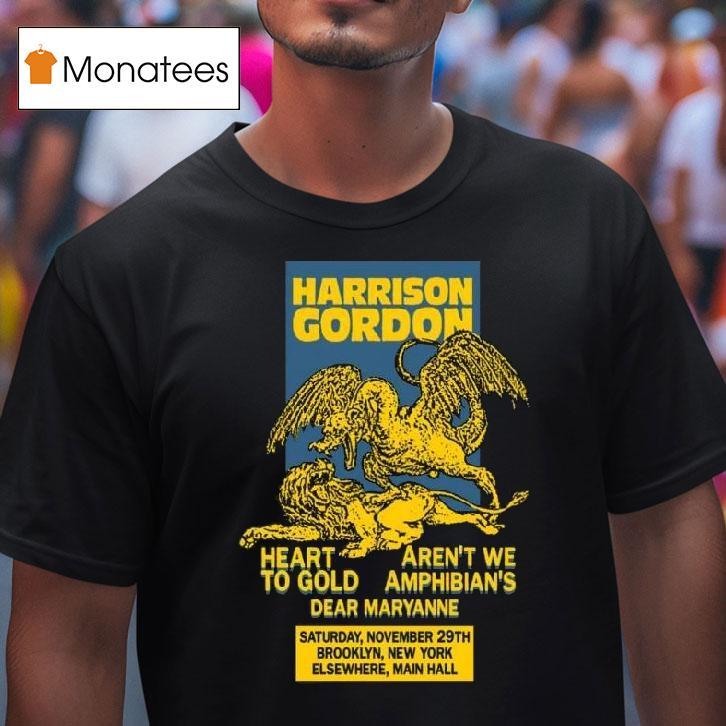 Harrison Gordon Elsewhere Brooklyn Ny Nov T Shirt Harrison Gordon Elsewhere Brooklyn Ny Nov T Shirt