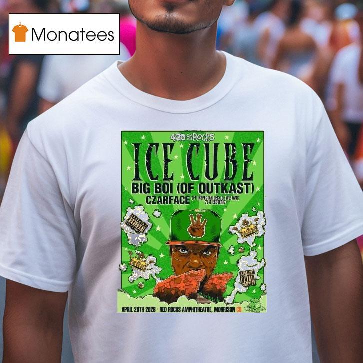 Ice Cube Big Boi Of Outkast Czarface On April In Morrison Co T Shirt Ice Cube Big Boi Of Outkast Czarface On April In Morrison Co T Shirt