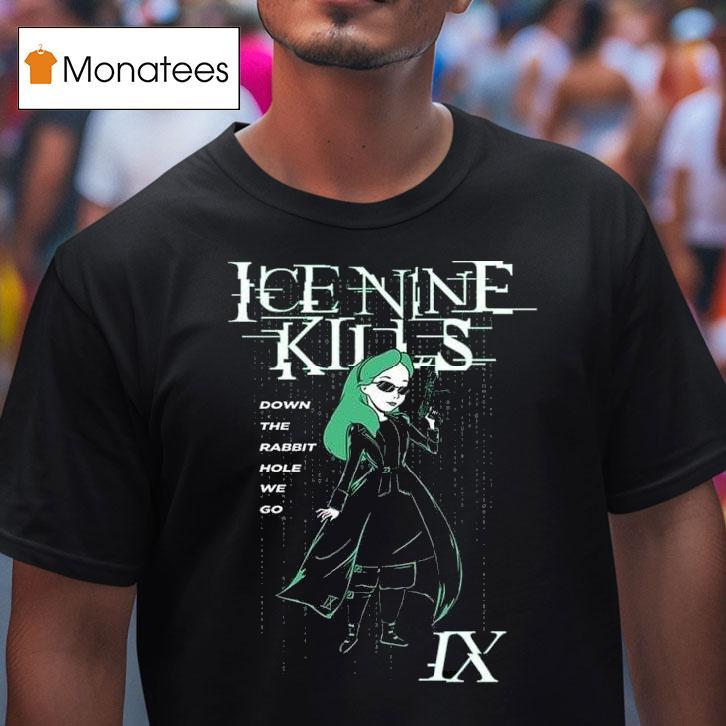 Ice Nine Kills Th Annual Too Evil For Children X Disney Alice Down The Rabbit Hole We Go Malice In Wonderland T Shirt Ice Nine Kills Th Annual Too Evil For Children X Disney Alice Down The Rabbit Hole We Go Malice In Wonderland T Shirt