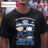 Indianapolis Colts Nd Anniversary Snoopy And Charlie Brown High Figh T Shirt