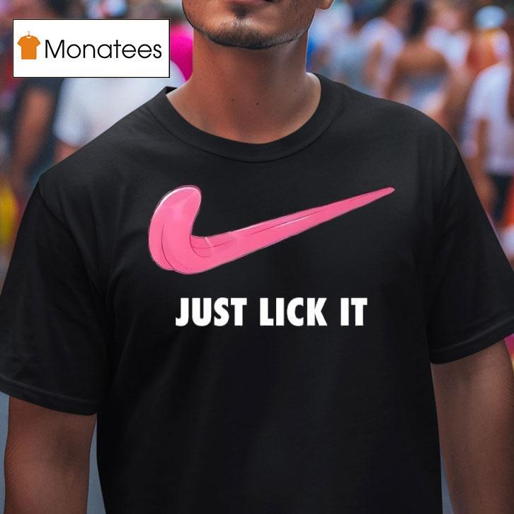 Just Lick It Pink Tongue Graphic T Shirt Just Lick It Pink Tongue Graphic T Shirt