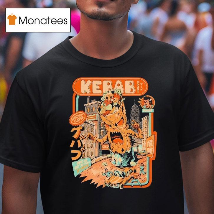 Kebab Attack Monster Flavor Run Or Get Bitten T Shirt Kebab Attack Monster Flavor Run Or Get Bitten T Shirt