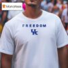 Kentucky Wildcats X University Of Kentucky X Charlie Kirk Freedom T Shirt