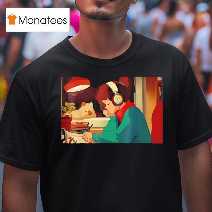 Lofi Hip Hop Chill Relaxing Jazz Hop Beats Study Girl T Shirt Lofi Hip Hop Chill Relaxing Jazz Hop Beats Study Girl T Shirt