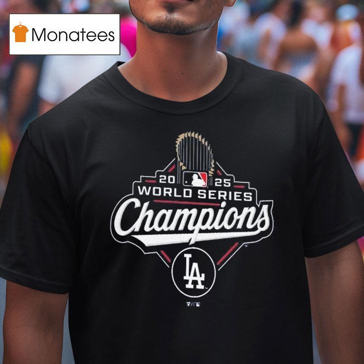 Los Angeles Dodgers World Series Champions Logo T Shirt Los Angeles Dodgers World Series Champions Logo T Shirt
