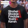 Los Angeles Dodgers Ampersand Stars Shohei Mookie Freddie Yoshi And Kersh T Shirt