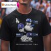 Los Angeles Dodgers Shohei Ohtani Yoshinobu Yamamoto Roki Sasaki World Series Champions Historic Performances T Shirt