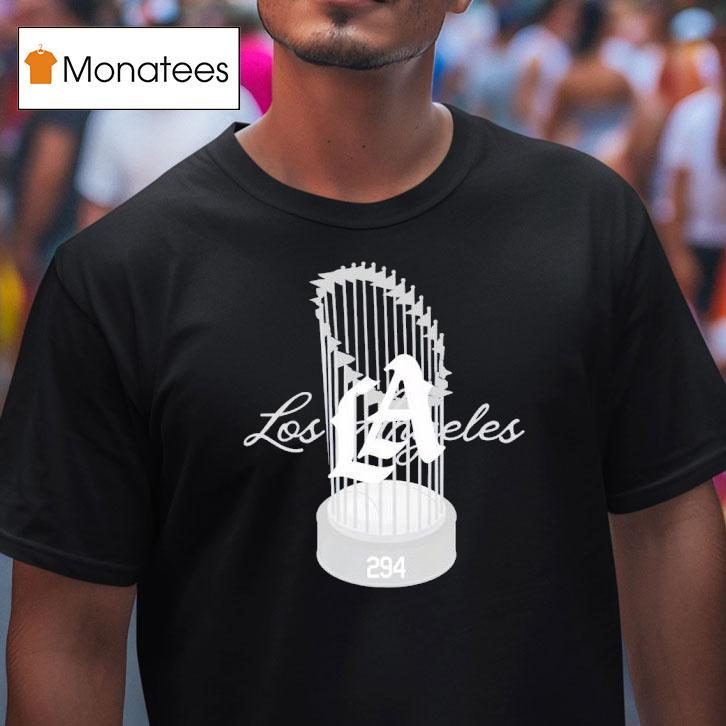 Los Angeles Dodgers World Champs Trophy T Shirt Los Angeles Dodgers World Champs Trophy T Shirt