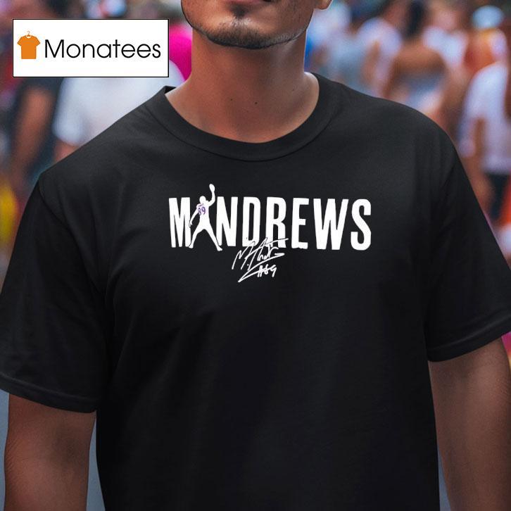 Mandrews Mark Andrews Baltimore Ravens Football Signature T Shirt Mandrews Mark Andrews Baltimore Ravens Football Signature T Shirt