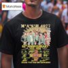 Mash Th Anniversary Thank You For The Memories Signatures T Shirt