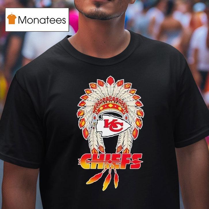 Native American X Kansas City Chiefs Baseball Logo T Shirt Native American X Kansas City Chiefs Baseball Logo T Shirt