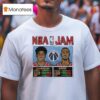 Nba Jam Wizards Johnson And Alex Sarr Players T Shirt