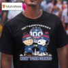 New York Giants Th Anniversary Snoopy And Charlie Brown High Figh T Shirt