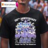 New York Giants Thank You For The Memories Th Anniversary T Shirt