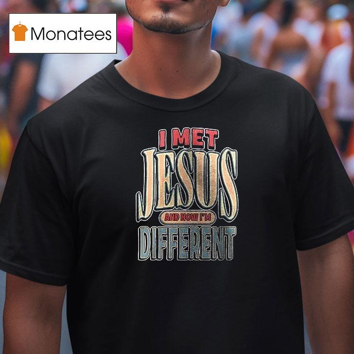 Ohio State Buckeyes I Met Jesus And Now I M Different John Cross T Shirt Ohio State Buckeyes I Met Jesus And Now I M Different John Cross T Shirt