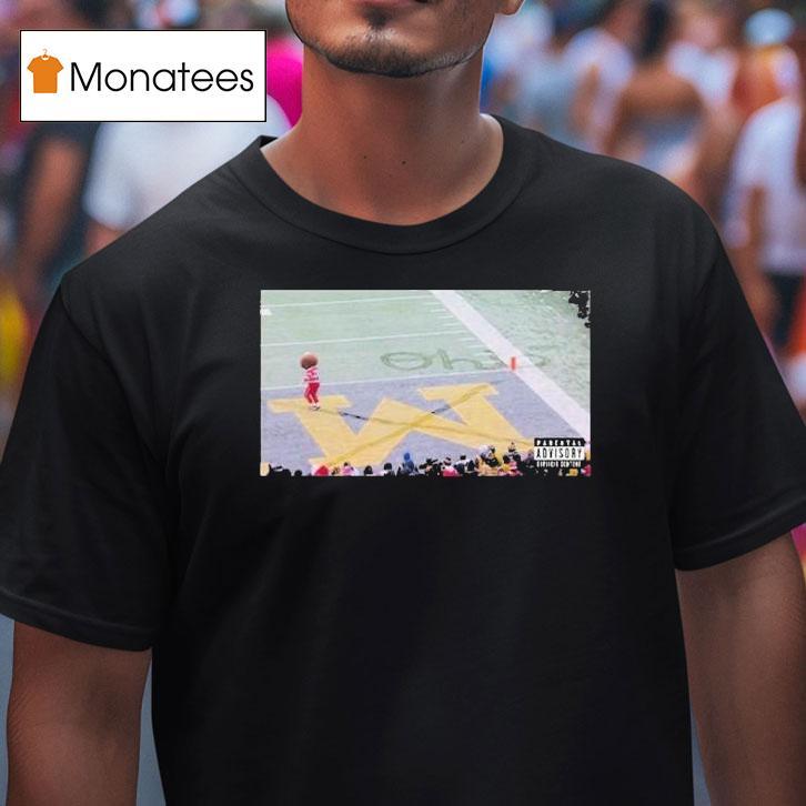 Ohio State Buckeyes Michigan Wolverines Snow Stadium Masco T Shirt Ohio State Buckeyes Michigan Wolverines Snow Stadium Masco T Shirt