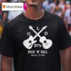 Old S Rock N Roll Dallas Tx Usa Guitar Logo T Shirt
