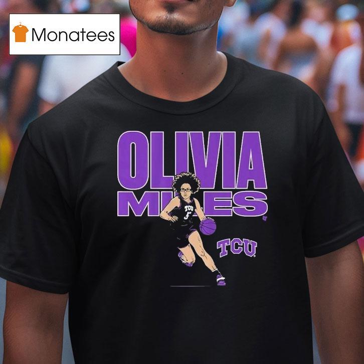 Olivia Miles Name Pose Tcu Frogs T Shirt Olivia Miles Name Pose Tcu Frogs T Shirt
