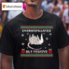 Overstimulated But Festive Possum Light Christmas T Shirt