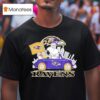 Peanuts X Baltimore Ravens Welcome To The Pound Driving Car T Shirt