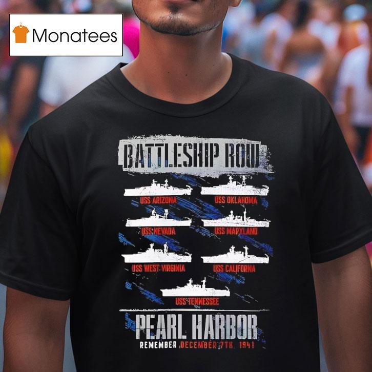 Pearl Harbor Battleship Row Remember December Th Vintage T Shirt Pearl Harbor Battleship Row Remember December Th Vintage T Shirt