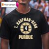 Purdue Basketball Trey Kaufman Renn Name Number Ball T Shirt