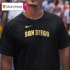 San Diego Padres X Randy Jones Name And Number Signature T Shirt