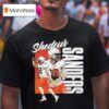 Shedeur Sanders Holding Football Cleveland Browns Highligh T Shirt