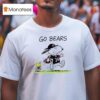 Snoopy And Woodstock Go Bears Chicago Bears Football Cartoon T Shirt