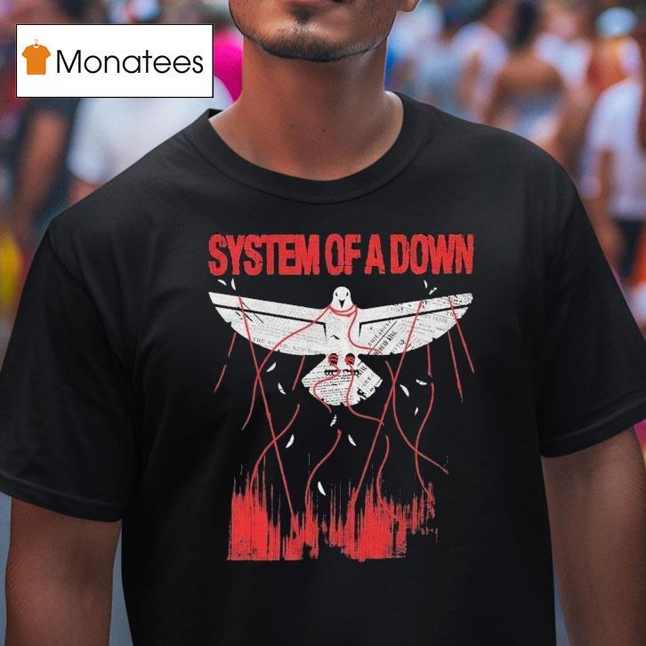 System Of A Down Dove Overcome T Shirt System Of A Down Dove Overcome T Shirt