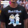 Tasmanian Devil Taz And Bugs Bunny Wearing Dodgers Back Back Champions Pose T Shirt