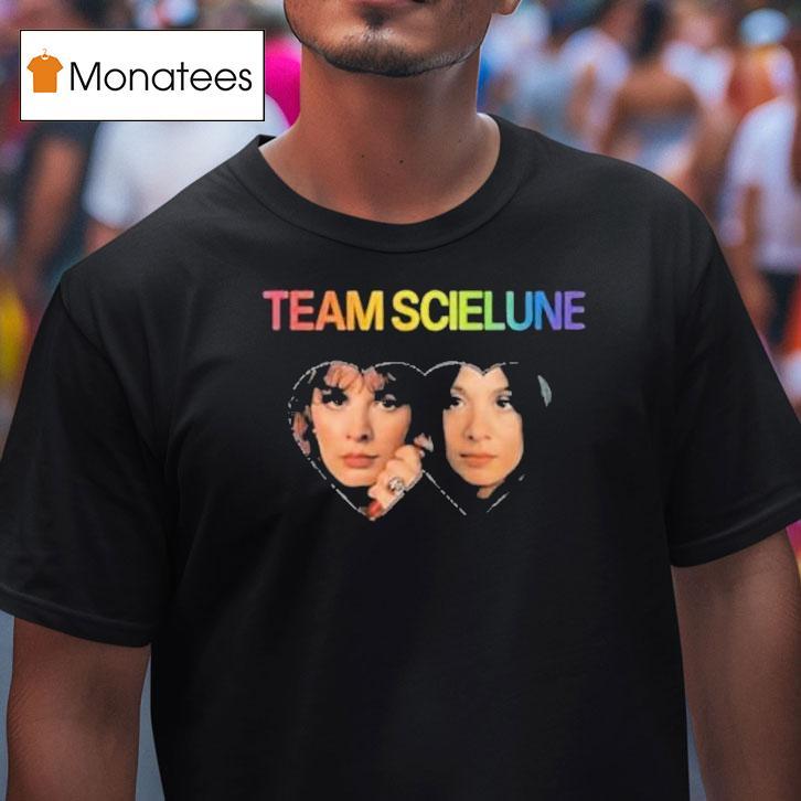 Team Scielune Heart Rainbow T Shirt Team Scielune Heart Rainbow T Shirt