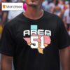 Texas Area Map T Shirt