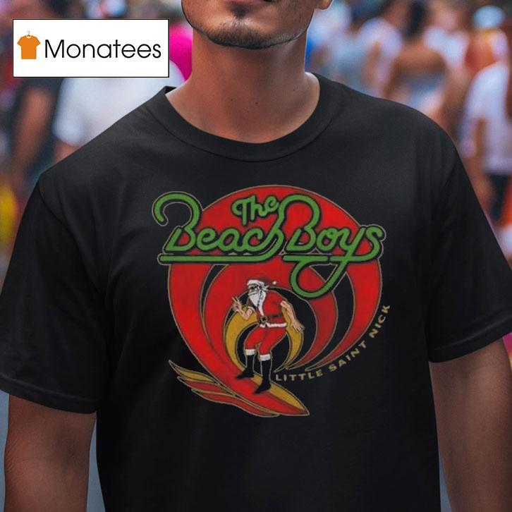 The Beach Boys Santa Surf T Shirt The Beach Boys Santa Surf T Shirt