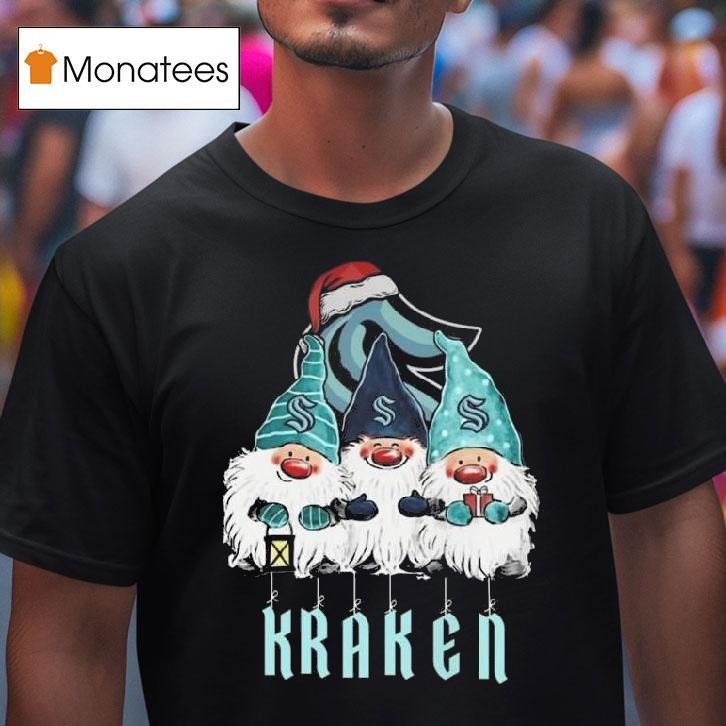 The Gnomes X Seattle Kraken Merry Christmas T Shirt The Gnomes X Seattle Kraken Merry Christmas T Shirt