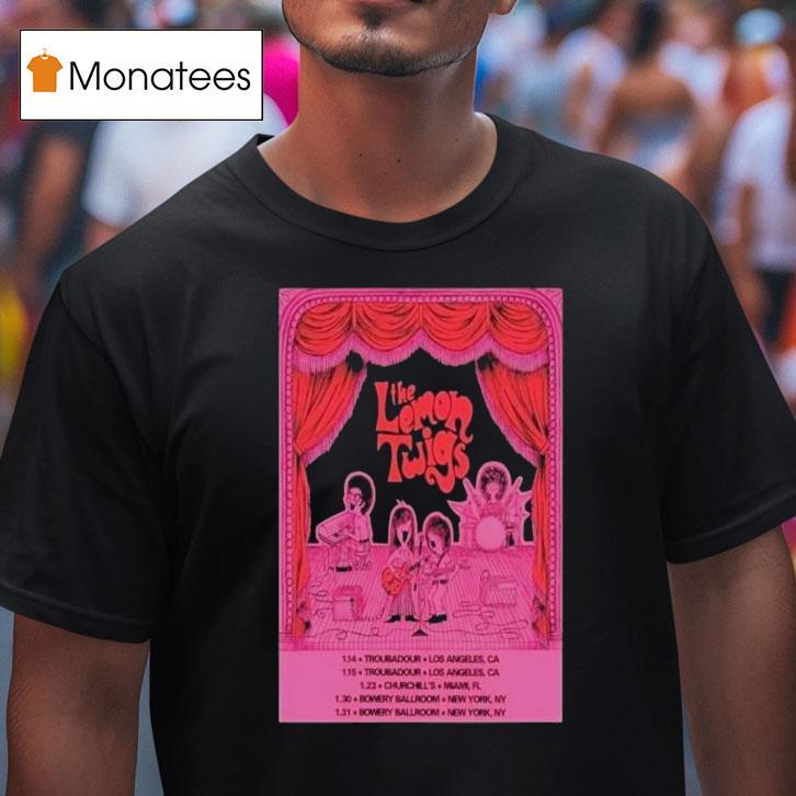 The Lemon Twigs Us Tour Dates T Shirt The Lemon Twigs Us Tour Dates T Shirt