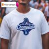 The Los Angeles Dodgers World Series Champions Logo T Shirt