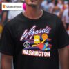 The Simpsons Bart X Washington Wizards T Shirt